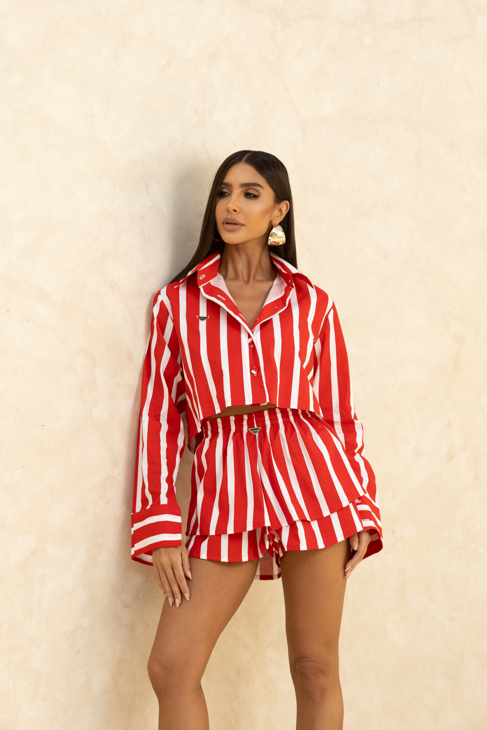 Red Striped Long Sleeve Shirt – Stripe Shirt