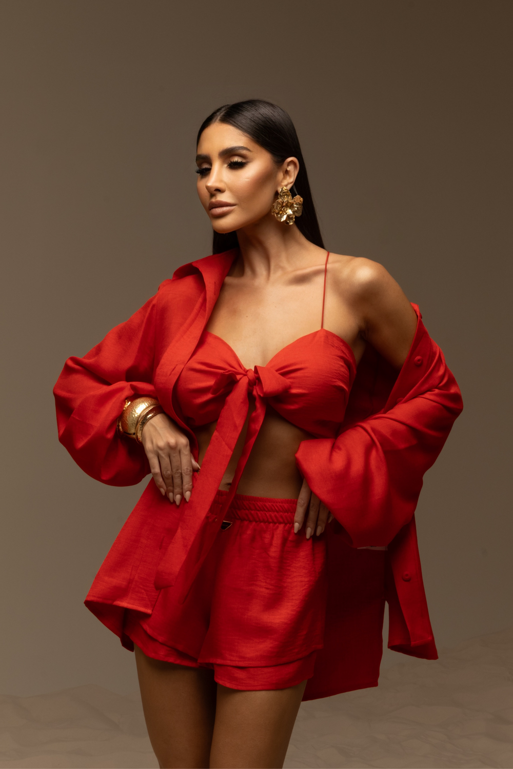 Red Two-Piece Set – Sunny Set